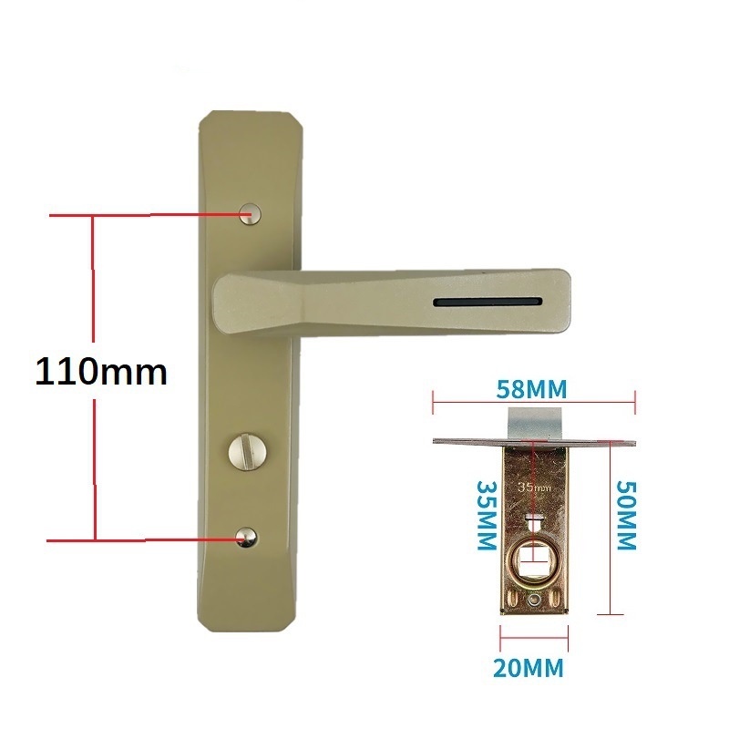 Bộ Khóa Tay Nắm Cửa Bằng Hợp Kim Nhôm Chất Lượng Cao