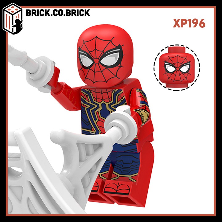 KT1027 - Đồ chơi lắp ráp mô hình non lego và minifigure nhân vật siêu anh hùng hãng phim Marvels và DC Comics:Spider Man