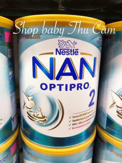 Sữa NAN Nga Optipro 800g (Đủ số 1,2,3,4) Date 2020