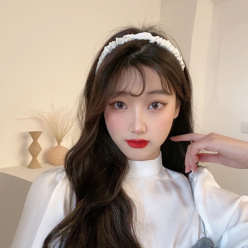 Băng đô cài tóc vải satin phong cách Hàn Quốc xinh xắn cho nữ ANNIE