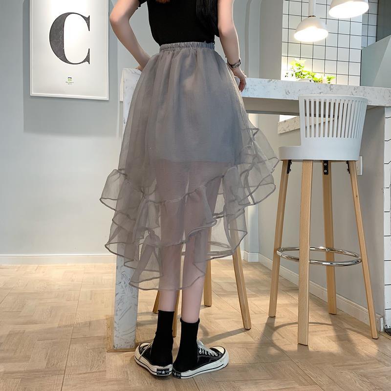 Jiashucheng Chân Váy Chữ A Lưng Cao Dáng Ôm Phong Cách Hàn Quốc Thời Trang Xuân Hè Dành Cho Bạn Nữ