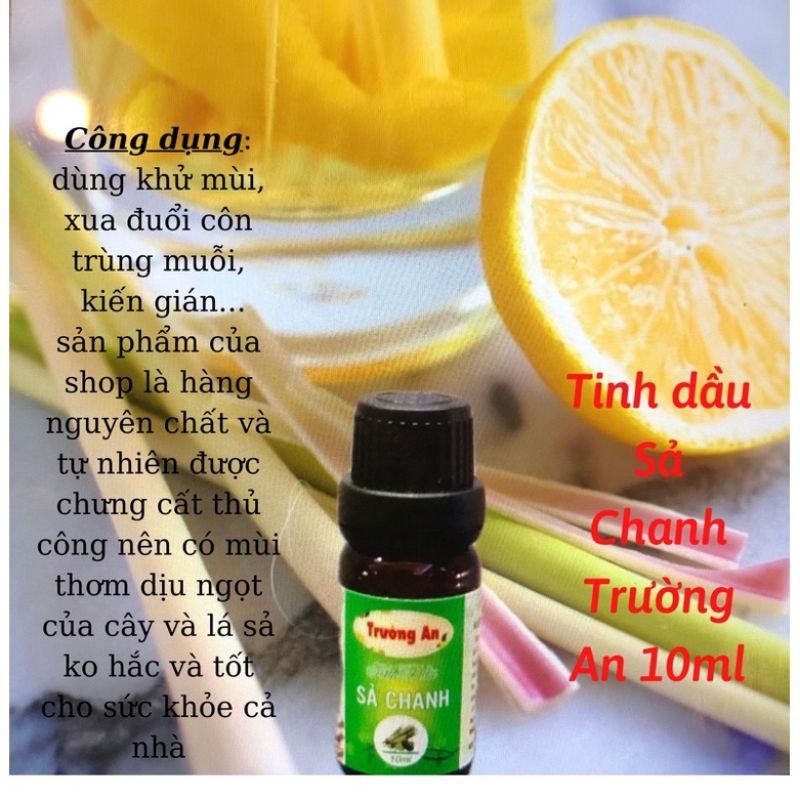 tinh dầu sả chanh xông phòng dung tích 10ml