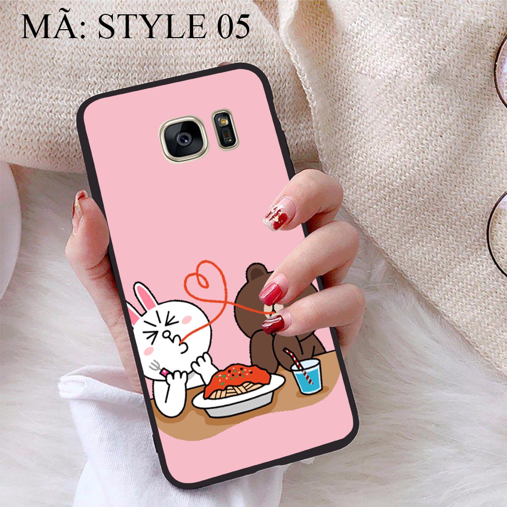 Ốp lưng Samsung S7 viền dẻo TPU BST Phong cách