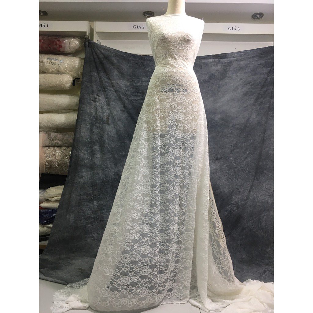 Ren mảng cao cấp VR1811092 khổ 1,6m dùng may váy đầm thời trang, váy cưới, làm đồ decor trang trí, đồ lót, váy ngủ...