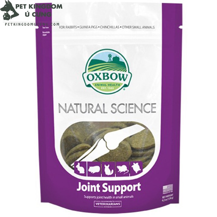 Oxbow natural science - viên hỗ trợ dinh dưỡng cho guinea pig, thỏ, chinchilla gói 60 viên