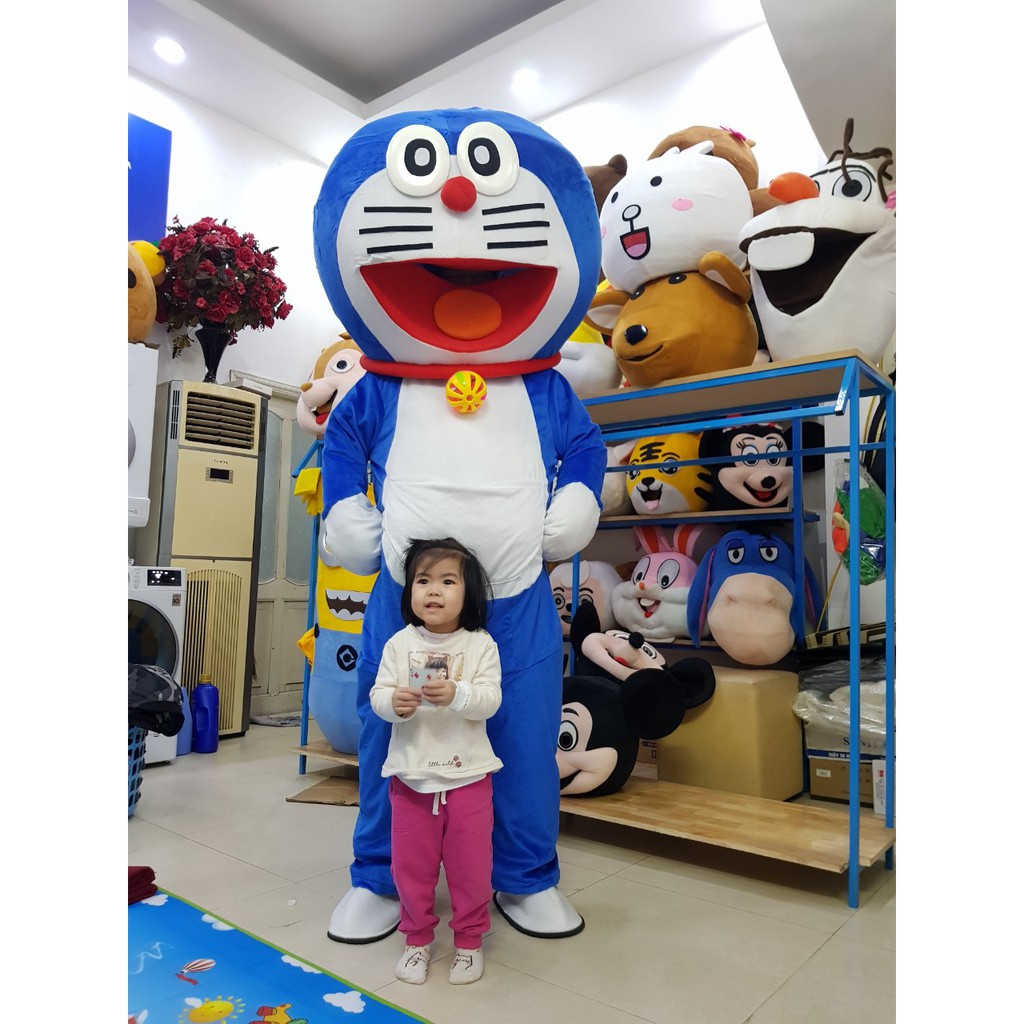 Quần áo hoá trang Mascot Doremon - sinh nhật, sự kiện