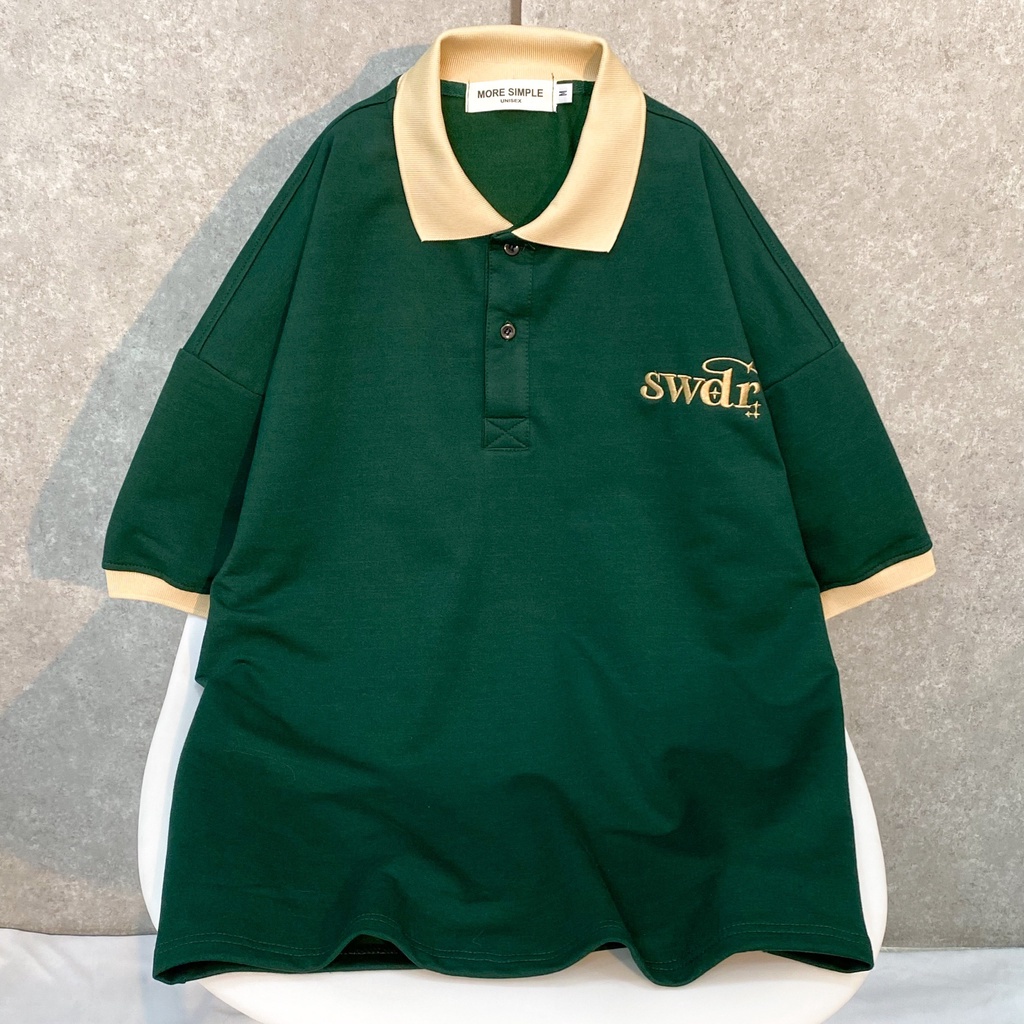 Áo POLO SWEEDER Nam Nữ Unisex form rộng - áo thun tay ngắn vải thun thoáng mát Phong Cách Ulzzang - GIDI