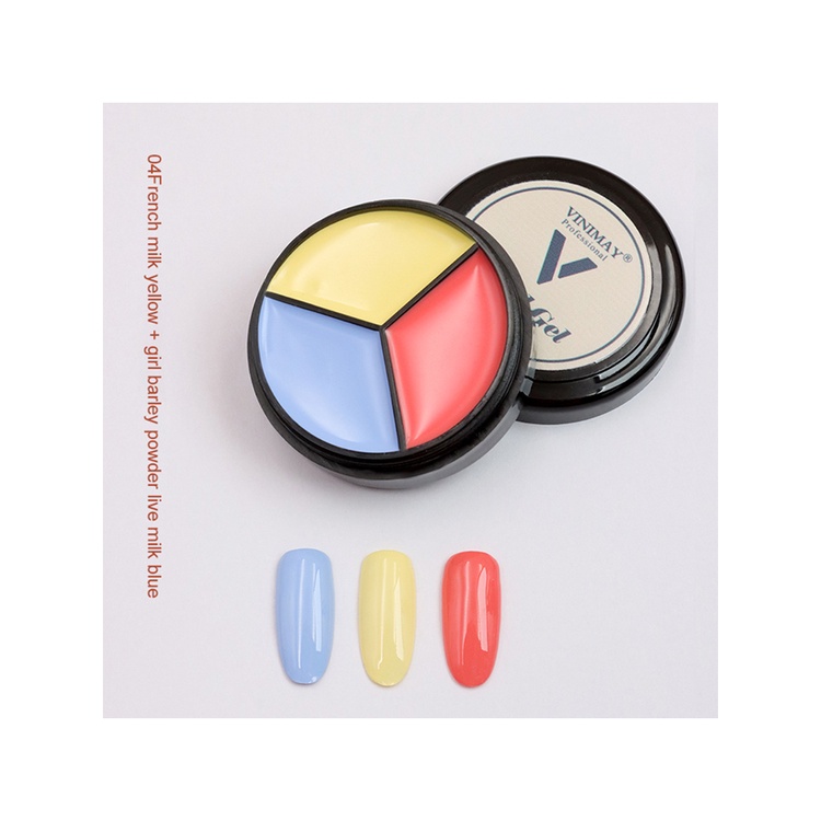 Sẵn Sàng Cổ 3 Màu Chắc Chắn Sơn Móng Tay Đóng Hộp Chắc Chắn Keo Dán Móng Kết Cấu Kem Keo Dán Móng Gel Móng Tay Cá Tuyết