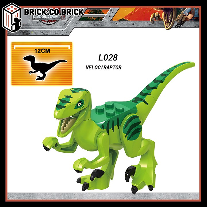 Đồ Chơi Lego Khủng Long Non Minifig Mô Hình Lắp Ráp Khủng Long Bạo Chúa Jurassic World L018 -L029