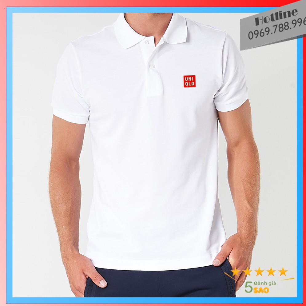 Áo thun polo nam cao cấp ,Vải 100% Cotton Cá Sấu mềm mại, co giãn, Logo Thêu Sắc Nét ,Phối bo Cổ ,Tay cực kì sang trọng