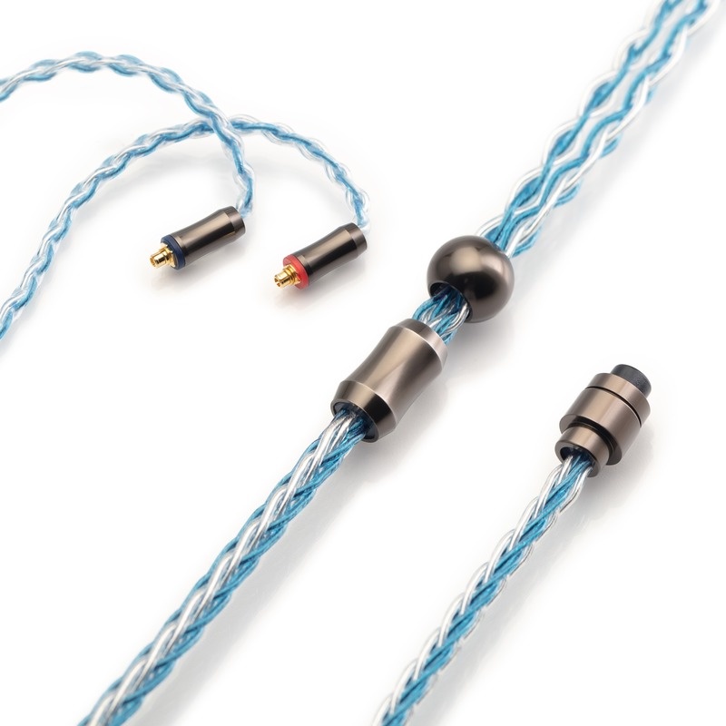 Dây Cáp Nâng Cấp Mô-Đun Kinera Ace 2.5+3.5+4 OFC+ Mạ Bạc 8 Lõi 3 Chiều 0.78 2pin / MMCX