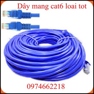 Dây mạng loại tốt[ 💥cat6 bấm sẵn 2 đầu cáp xanh, cáp trắng💥], dây mạng chất lượng, dây mạng siêu bền
