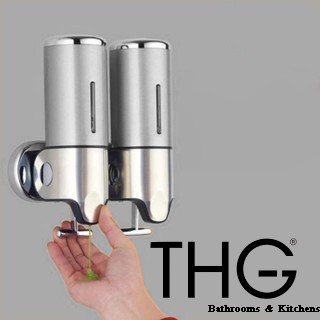 Hộp Đựng Dầu Gội Sữa Tắm Gắn Tường GANGANG KOREA chất liệu nhựa ABS cao cấp phối Inox