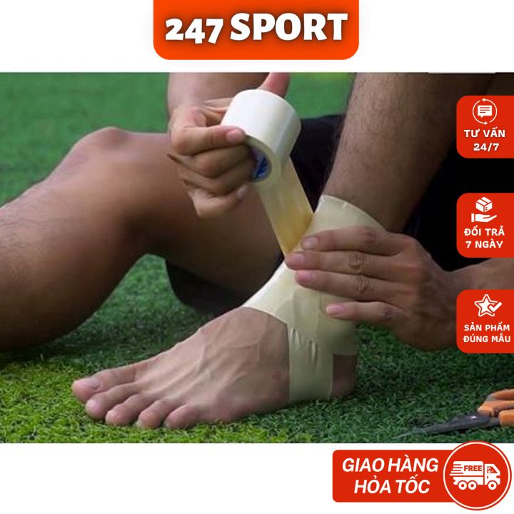 Băng keo thể thao nano keo quấn cơ đá bóng,đá banh tránh chấn thương bảo vệ cổ tay cổ chân đầu gối