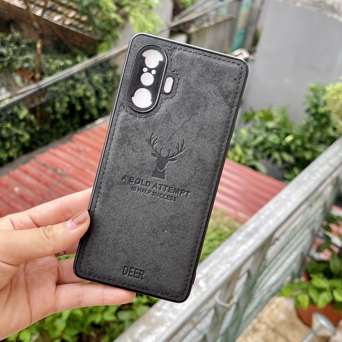 Ốp lưng vải bò Xiaomi K40 K40 pro K40 gaming K50 gaming hoạ tiết hươu