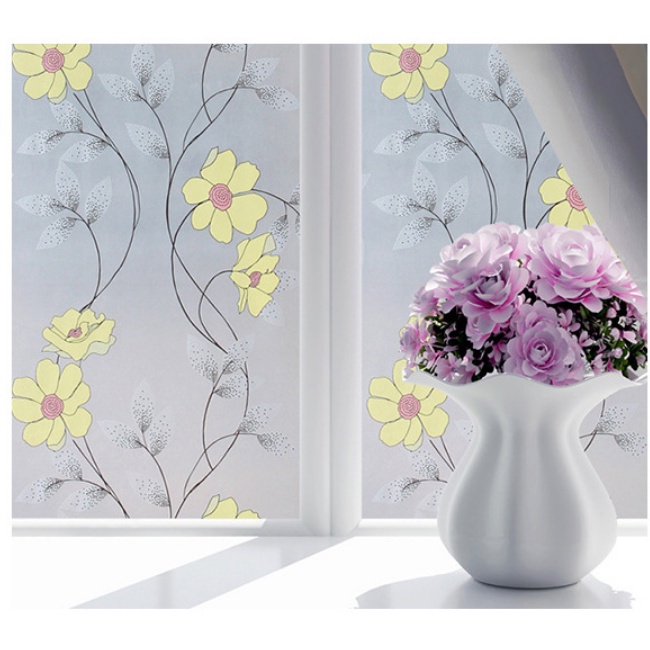 Decal 1m dán kính mờ khổ rộng 45cm  chóng nắng - chống nhìn trộm HOT171