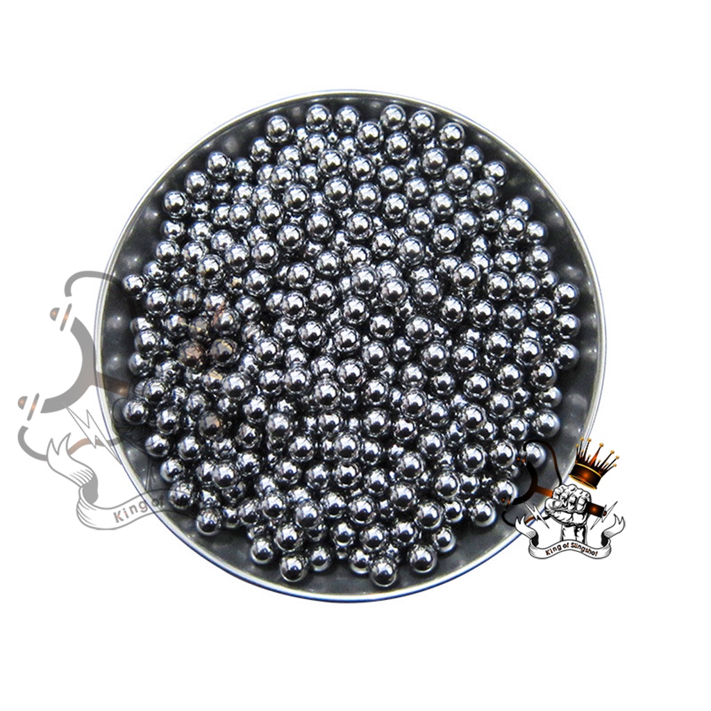 Túi bi sắt hàng cao cấp loại 1 siêu bóng đẹp 6.35mm-7mm, túi bi sắt 100 / 200 / 500 viên dễ dàng khi sử dụng