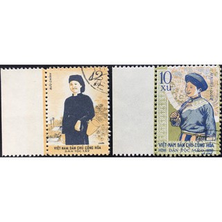 Bộ Tem Việt Nam 1960 Trang phục các dân tộc.