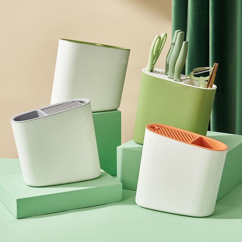 Giá Đỡ Dao Bằng Nhựa Nhiều Màu Đa Năng Tiện Dụng Cho Nhà Bếp