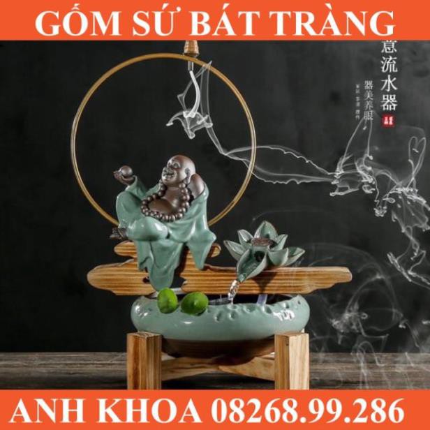 Trầm hương khói ngược toà tháp đốt siêu lâu từ 30-40p - Gốm sứ Bát Tràng Anh Khoa