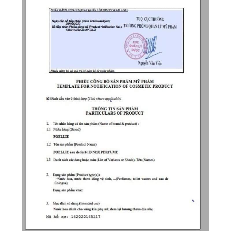 Nước Hoa Foellie Hương Thơm Nhẹ Nhàng Quyến Rũ Lưu Hương Lâu ( Che Tên sản phẩm) | Thế Giới Skin Care
