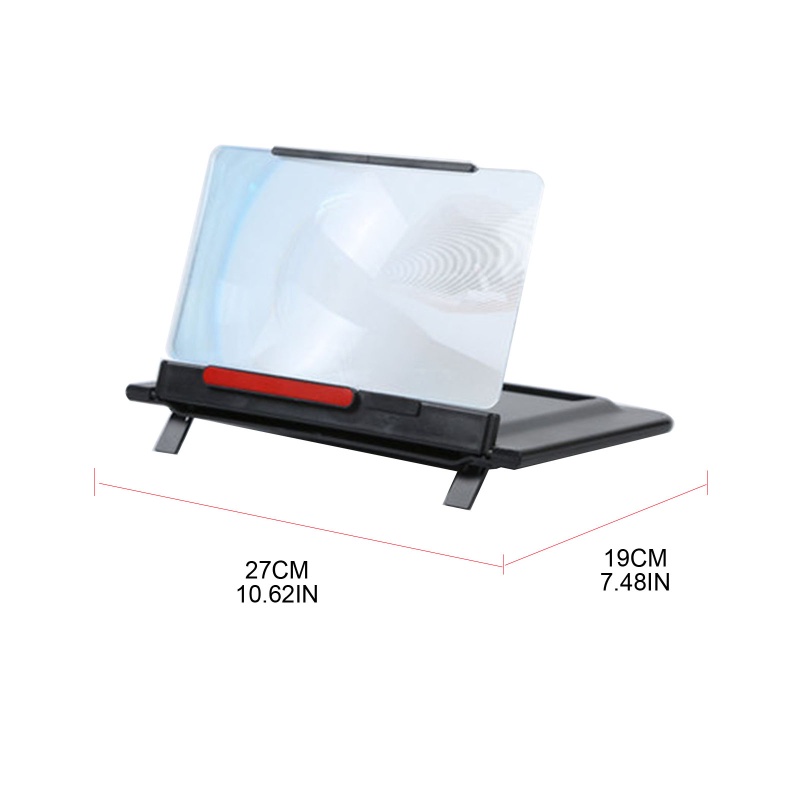 Dụng Cụ Phóng Đại Màn Hình Điện Thoại 3D Độ Nét Cao Có Thể Gập Lại Tiện Dụng