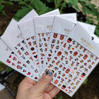 Sticker Dán Móng Hình Chuột Mickey Hoạt Hình Đáng Yêu
