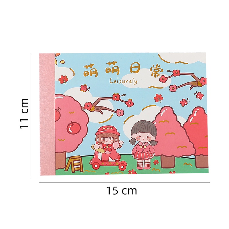 Bộ 50 Tờ Sticker Họa Tiết Hoạt Hình Dễ Thương Trang Trí Nhật Ký