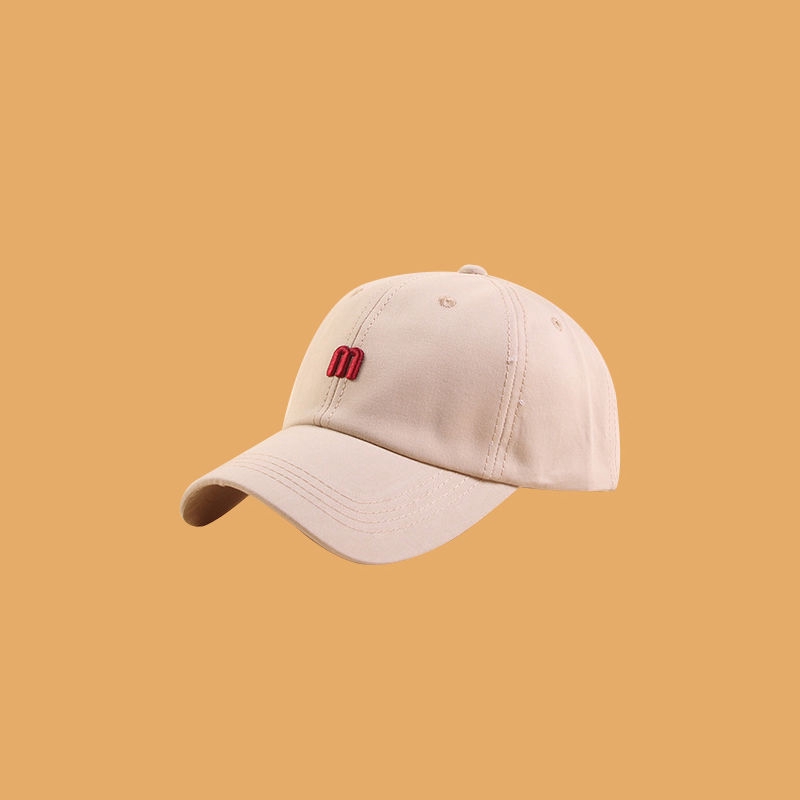 Mũ lưỡi trai thêu họa tiết chữ cái phong cách đơn giản cá tính thời trang