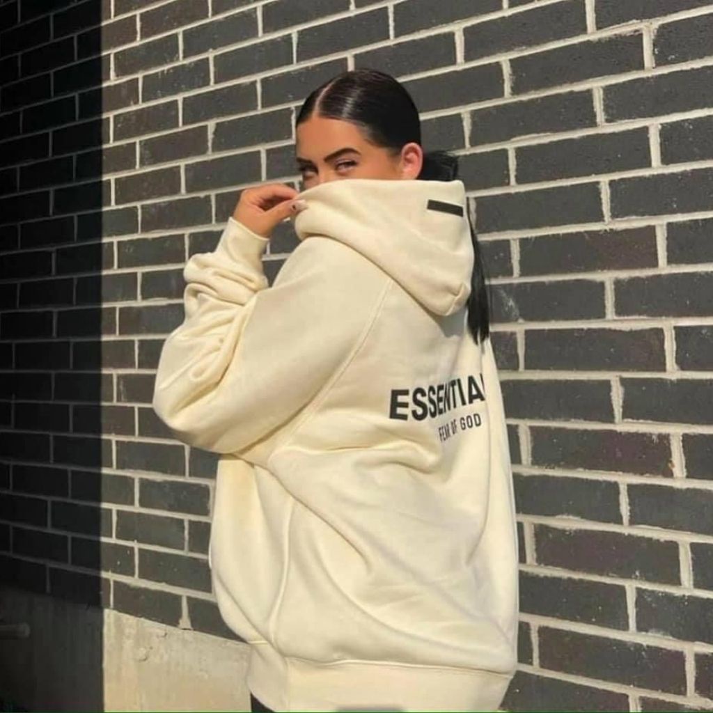 Áo nỉ hoodie Essentials In cao su nổi , áo nỉ bông unisex nam nữ AN209