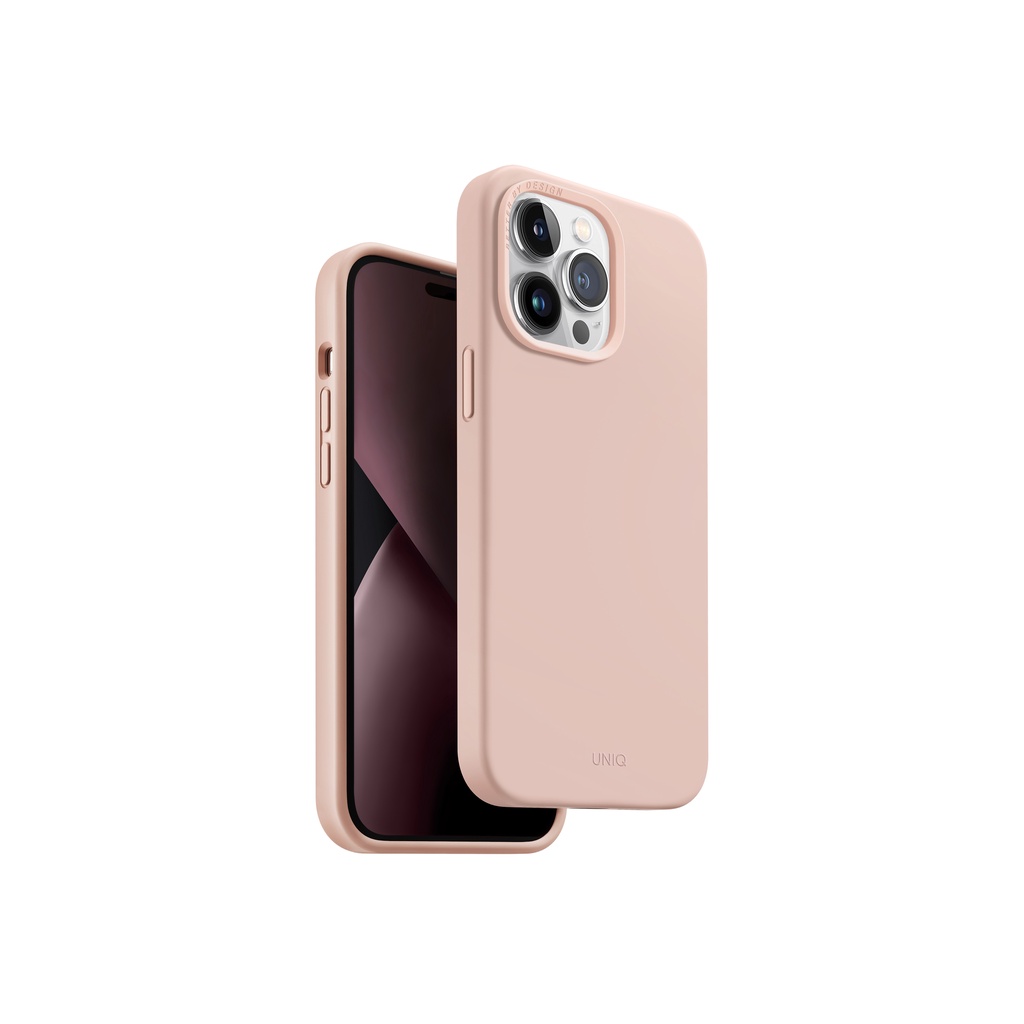 Ốp Lưng Silicone UNIQ Hybrid Lino Dành Cho iPhone 14 PRO MAX / 14 PRO