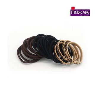 Dây cột tóc Basicare da beo (22 sợi) 3446