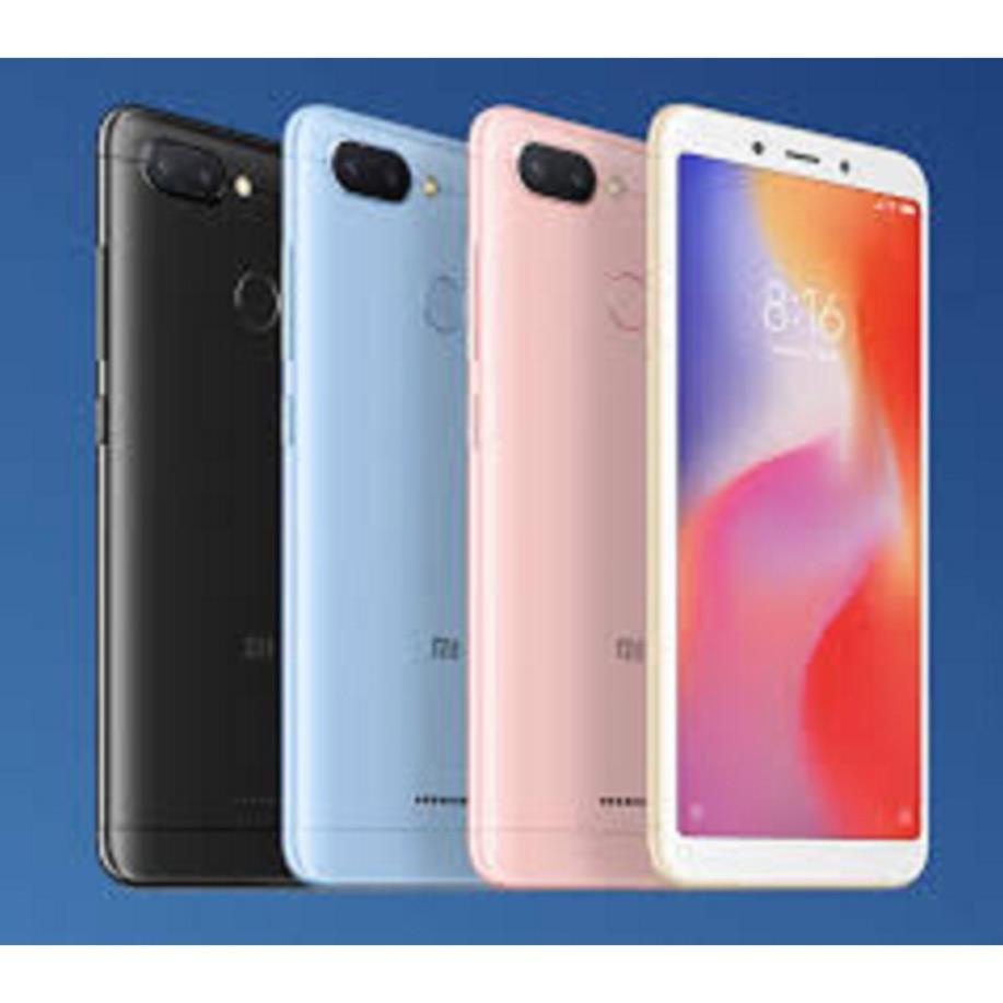 điện thoại Xiaomi Redmi 6 2sim ram 4G/64G mới Chính hãng, Tiếng Việt, VÂN TAY, Chiến PUBG/Liên Quân