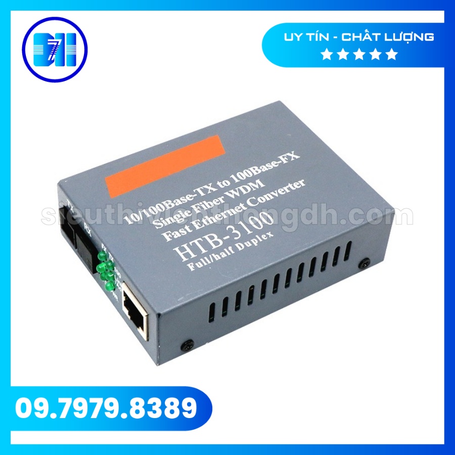 Chuyển đổi quang Netlink Converter HTB 3100 A/B 10/100M 1 cổng