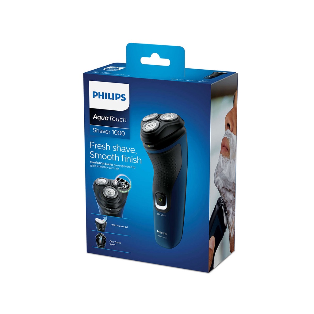 Máy cạo râu khô và ướt thế hệ mới Philips S1121