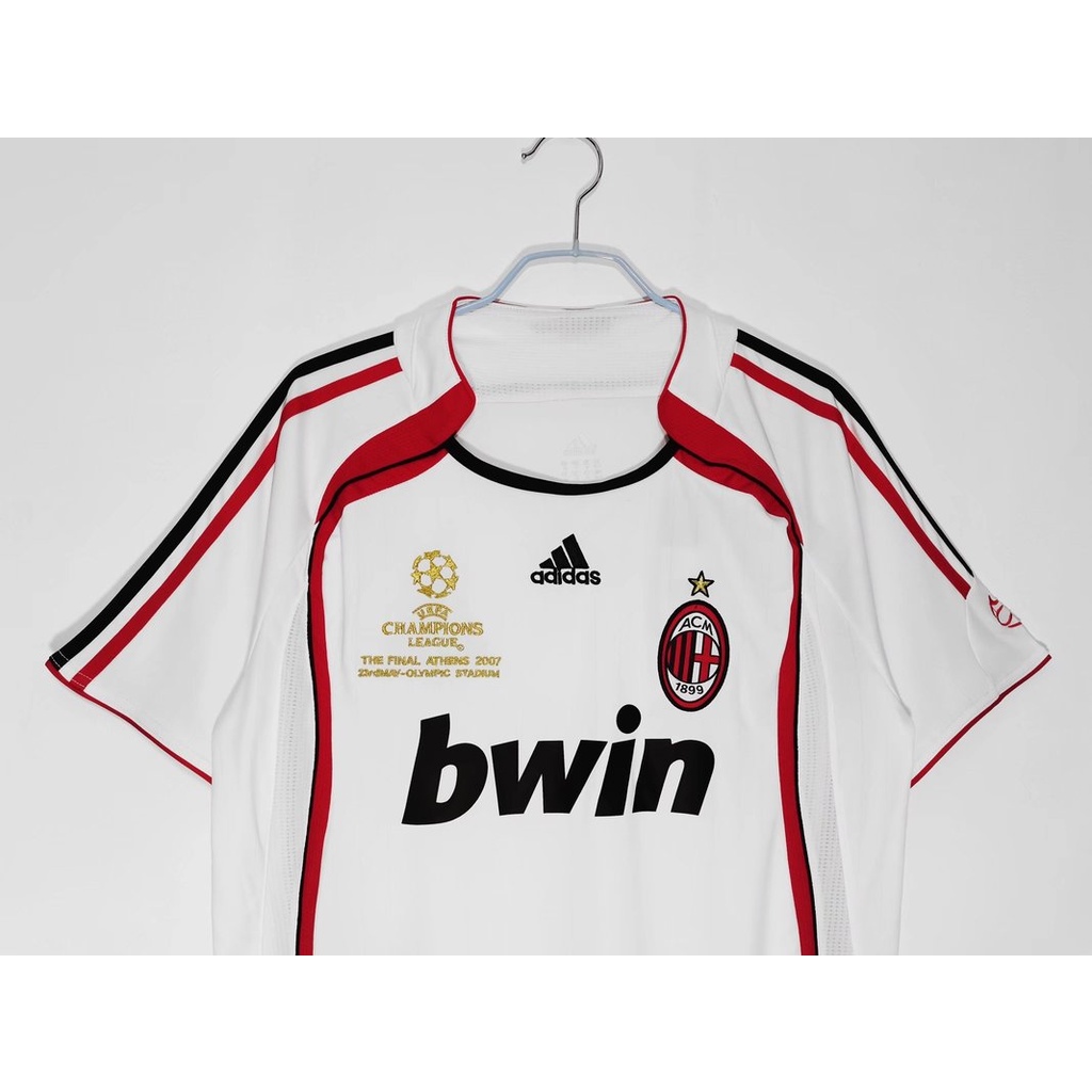 Áo Thun Thể Thao Bóng Đá Ngắn Tay Thời Trang Năng Động 2006/07 AC away S-2XL