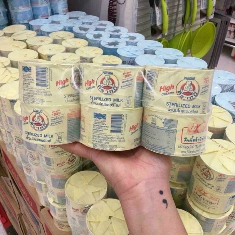 Combo 12 Lon Sữa Gấu Nestle Thái Lan 140ml