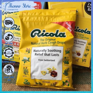 Kẹo Ricola Lemonmint - Kẹo Ngậm Ho Không Đường 105 Viên