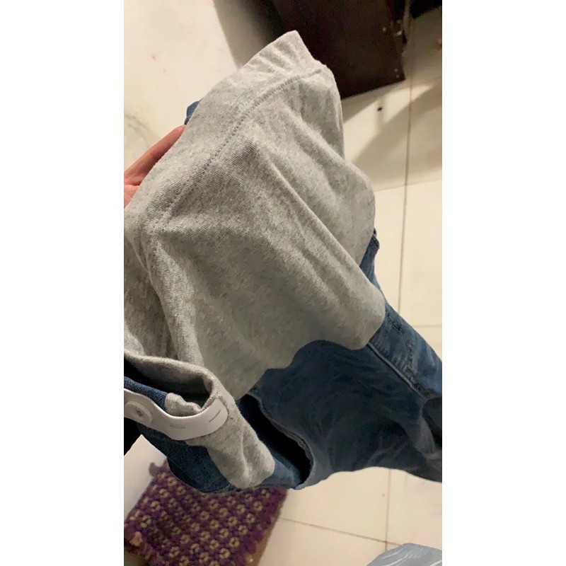 Quần jeen bầu dài ống xuông mềm đẹp mát hợp thời trang hàng quảng châu cao cấp (ảnh thật )