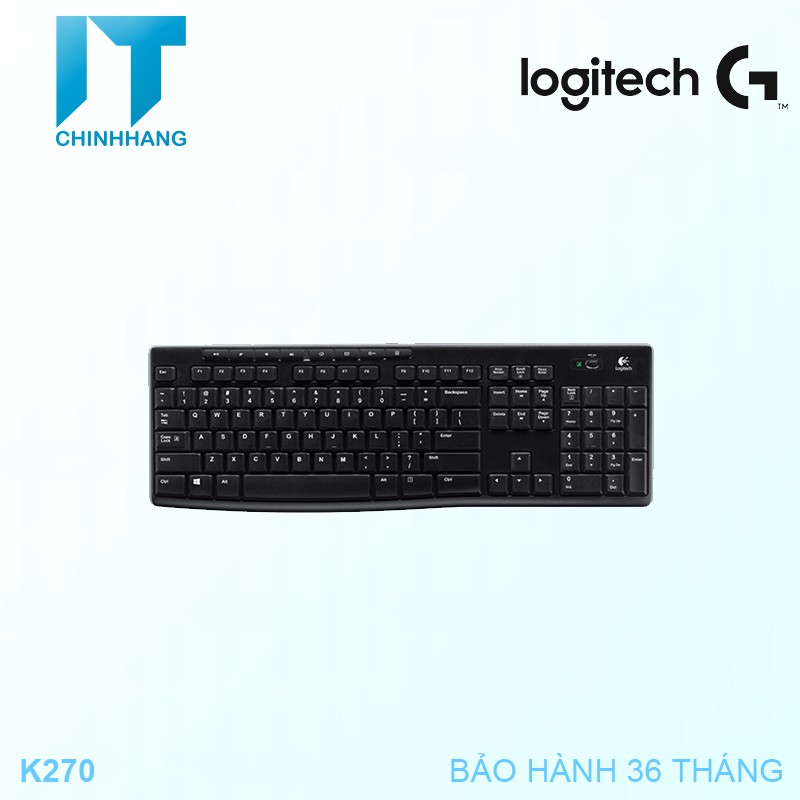 Bàn Phím Không Dây Logitech K270 | BigBuy360 - bigbuy360.vn