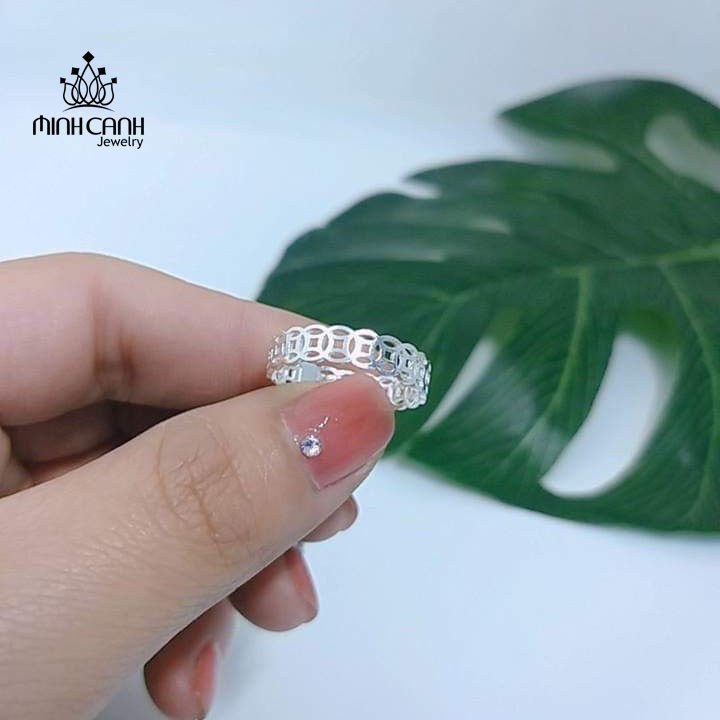 Nhẫn Kim Tiền Bạc Loại Trơn May Mắn Tài Lộc - Minh Canh Jewelry