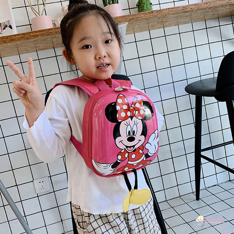 Balo Đi Học Hình Quả Trứng Hoạt Hình Dễ Thương Cho Trẻ Mẫu Giáo 1-3 Tuổi