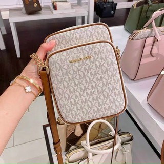 Túi xách nữ đeo chéo kiểu dáng đơn giản họa tiết chữ MK