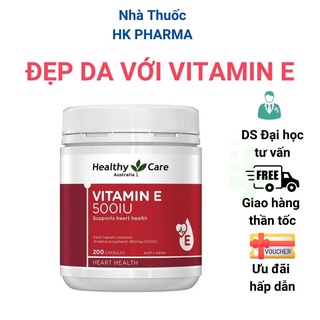 Viên Uống Đẹp Da Vitamin E 500 IU Hộp 200 Viên
