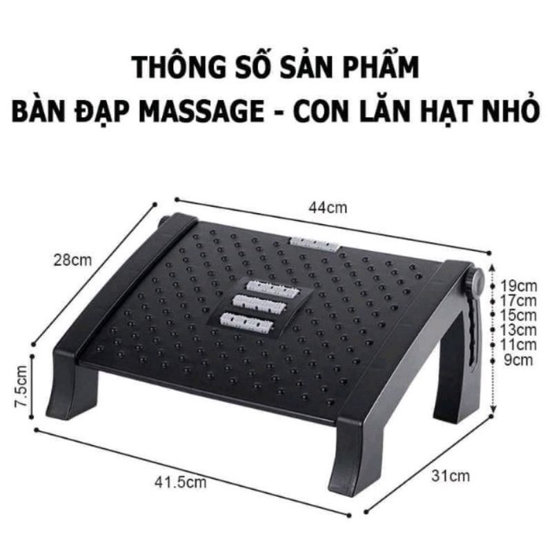 Combo 2 Ghế Gác Chân Công Thái Học Ghế Kê Chân Văn Phòng Bản Tiêu chuẩn Bản Cao Cấp