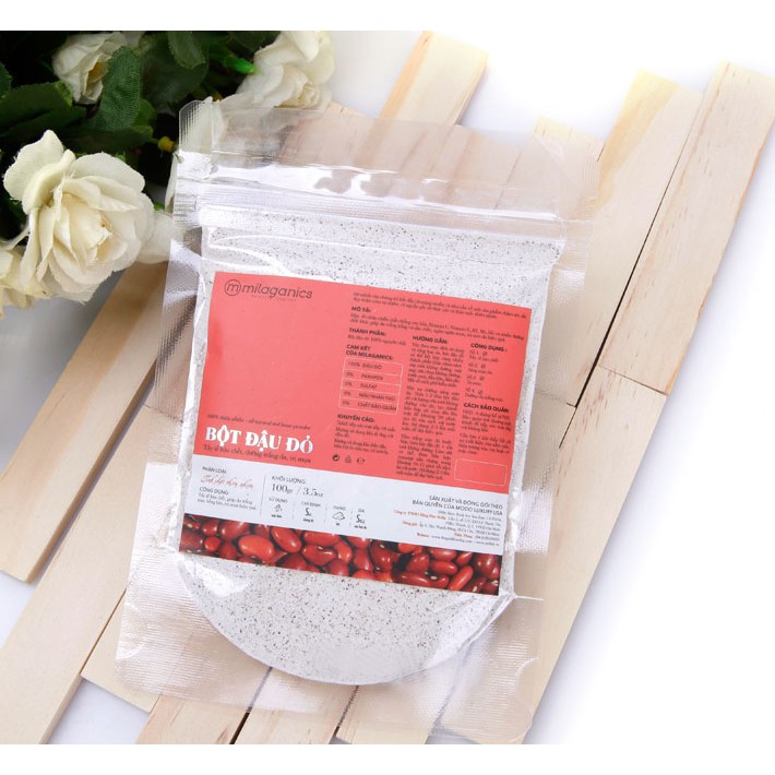 Bột Đậu Đỏ Milaganics Tẩy Da Chết, Dưỡng Sáng Da | BigBuy360 - bigbuy360.vn