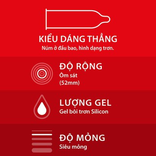 Bao Cao Su Durex Fetherlite Ultima 12 bao
