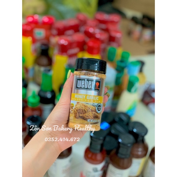 GIA VỊ ƯỚP ĂN KIÊNG WEBER 0 CALORIES ƯỚP