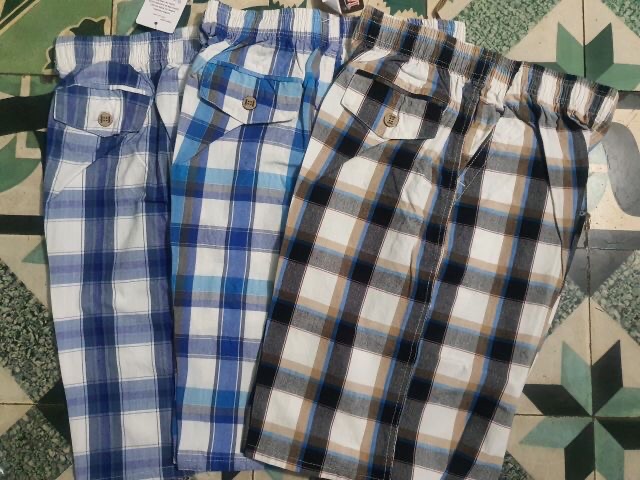 Quần sọt kaki caro size Đại