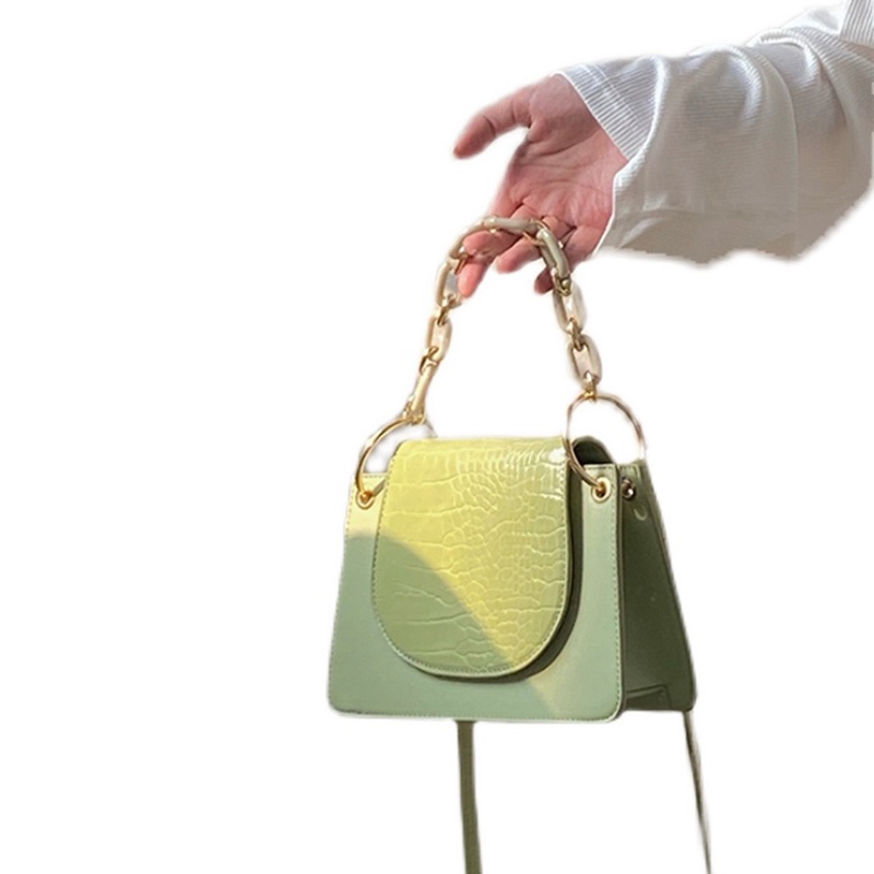 Túi xách đeo chéo phối dây xích thời trang dành cho nữ